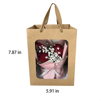 Environmentally Friendly Transparent Gift Bag With Window