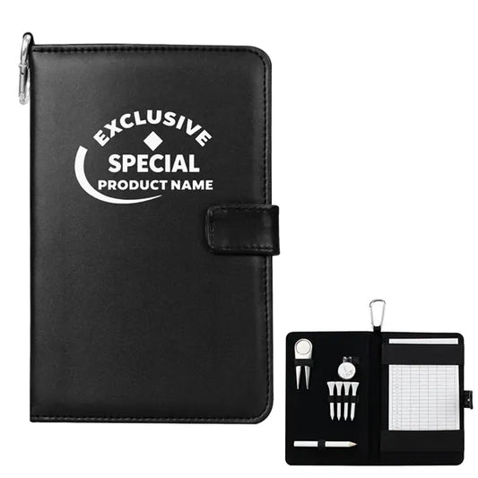 Leather Golf Scorebook Course Outdoor Club Accessories