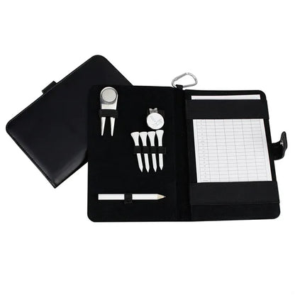 Leather Golf Scorebook Course Outdoor Club Accessories