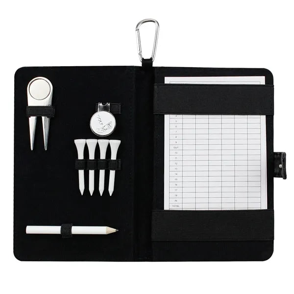 Leather Golf Scorebook Course Outdoor Club Accessories