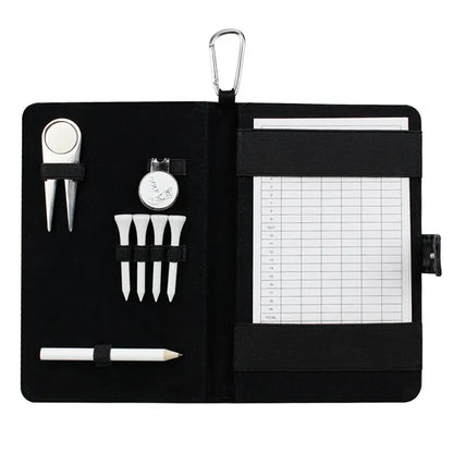 Leather Golf Scorebook Course Outdoor Club Accessories