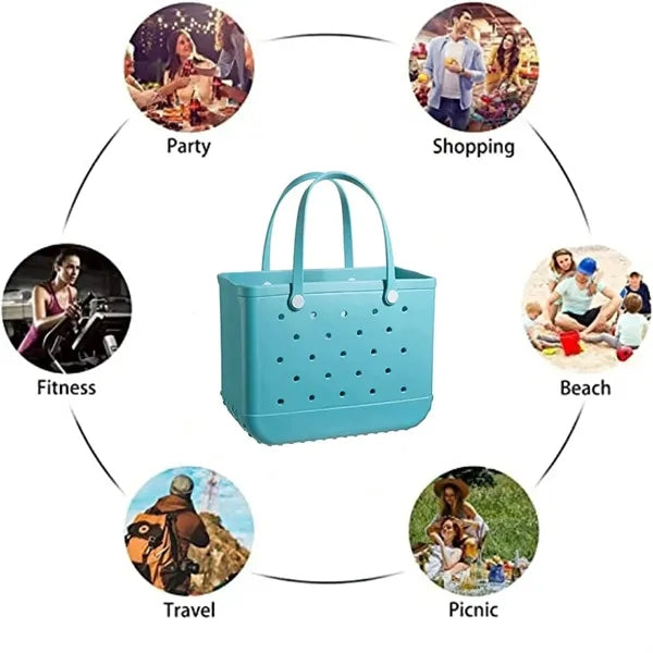 Durable Large Capacity EVA Simple Beach Hole Bag