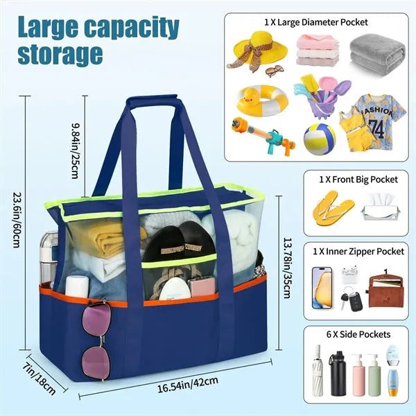 Multifunctional Large Capacity Waterproof Swimming Beach Bag