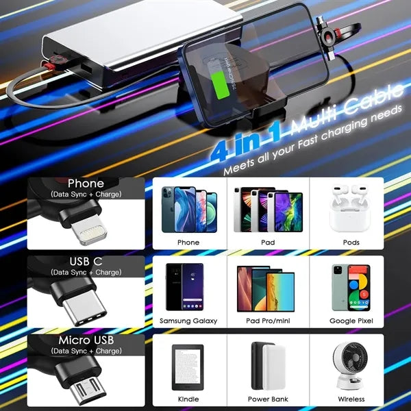 Scalable 3 in 1 Multi Charging Cable