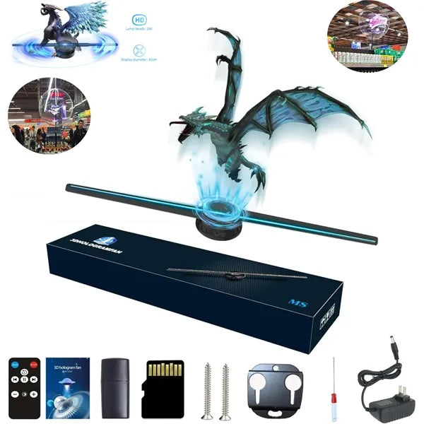3D Hologram Fan Advertising Projector