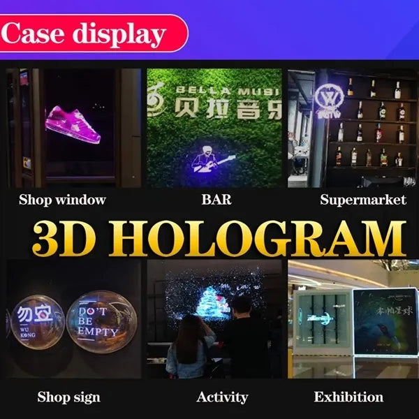 3D Hologram Fan Advertising Projector
