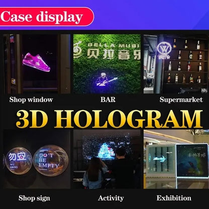 3D Hologram Fan Advertising Projector