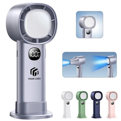 Travel camping gift 100 speed handheld fan with night light