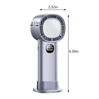 Travel camping gift 100 speed handheld fan with night light