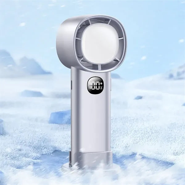 Travel camping gift 100 speed handheld fan with night light
