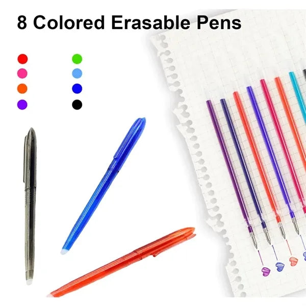 Heat Erasable Gel Pen Fabric Markers 0.5mm for Sewing