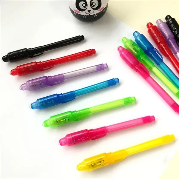 Invisible Ink Pen with UV Light Magic Marker Secret Messages