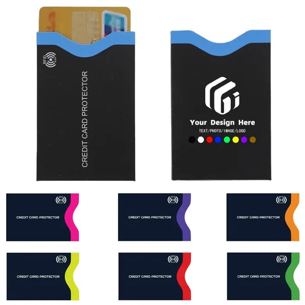 Premium slim profile design RFID credit card blocking sleeve