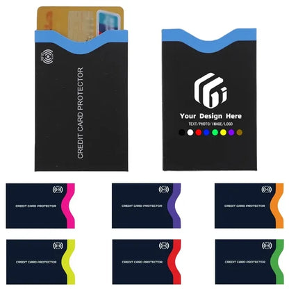 Premium slim profile design RFID credit card blocking sleeve