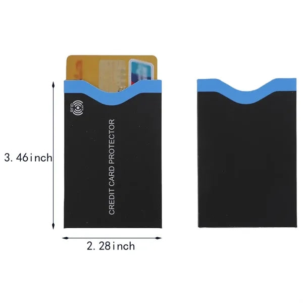 Premium slim profile design RFID credit card blocking sleeve