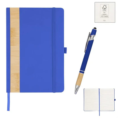 Bamboo Journal With Pen Set