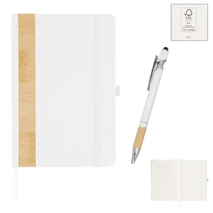 Bamboo Journal With Pen Set
