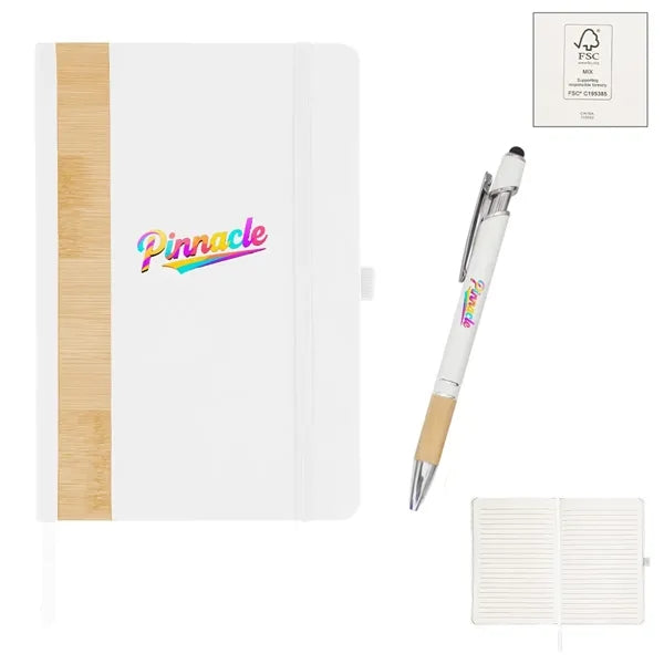Bamboo Journal With Pen Set