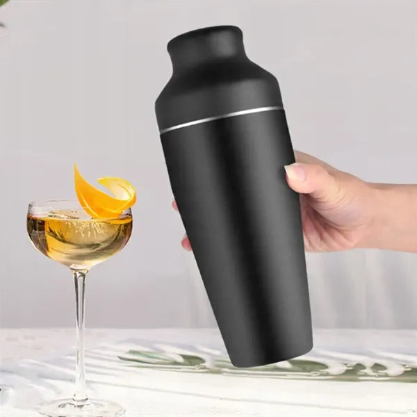 8 in 1 Matte Black Professional Cocktail Shaker Set