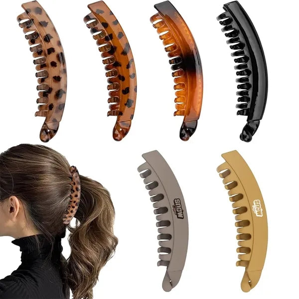 4.75'' Banana Hair Clips for Women