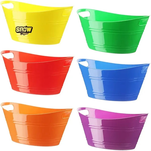 Plastic Ice Buckets with Handles