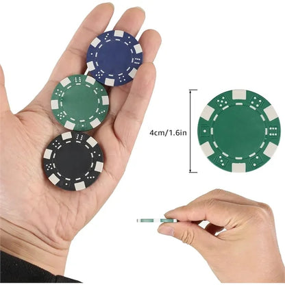 Poker Chips Set for Card Board Game