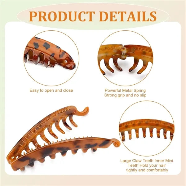 4.75'' Banana Hair Clips for Women