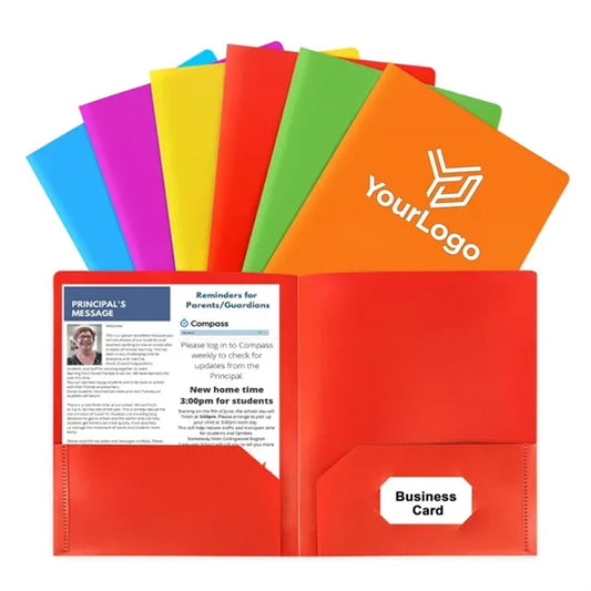 Taskright Gloss Two Pocket Presentation Folder