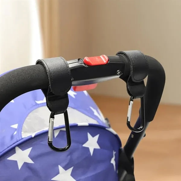 Cowhide Adjustable Mommy Hook for Stroller Car Shopping Cart