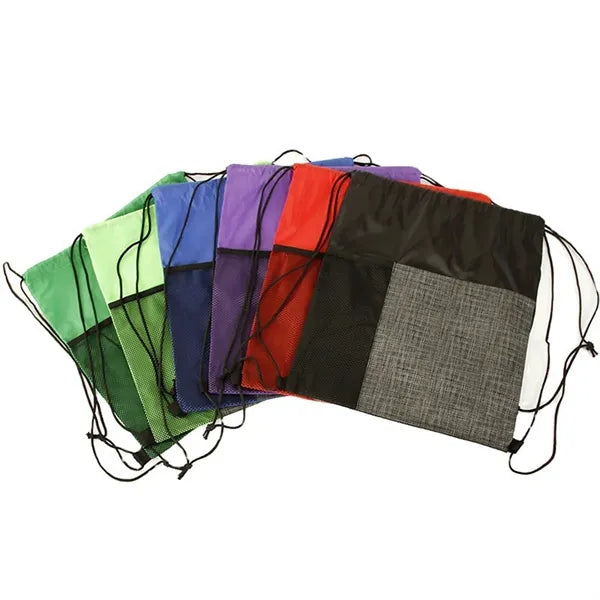 Etched Pocket Drawstring Sportpack