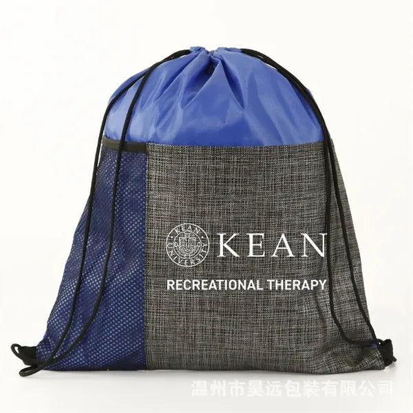 Etched Pocket Drawstring Sportpack