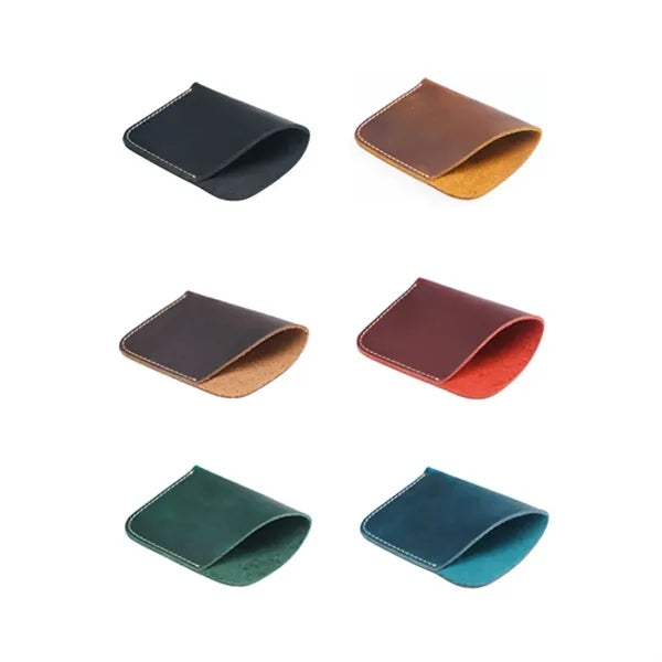 Genuine Leather Waterproof Durable Pocket Wallet Card Holder