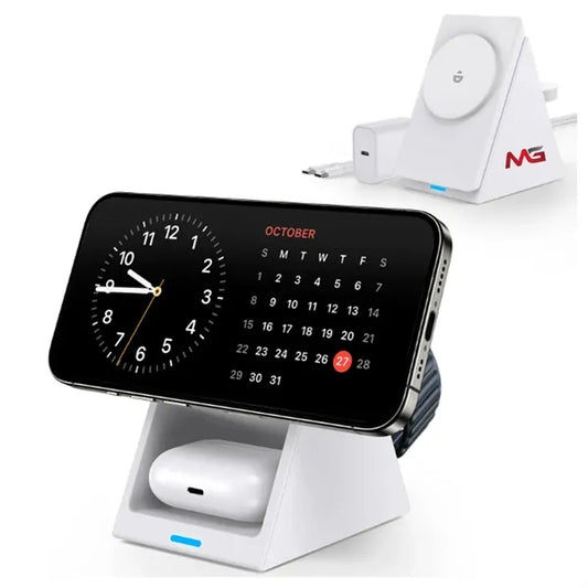 15W 3-In-1 Wireless Charger