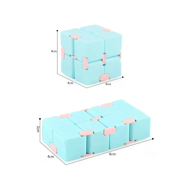 Plastic Stress Relief Fidget Cube Toy