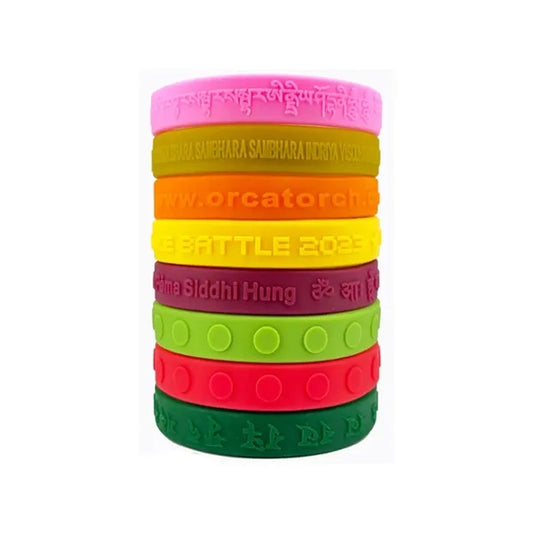 Custom Embossed Silicone Wristbands