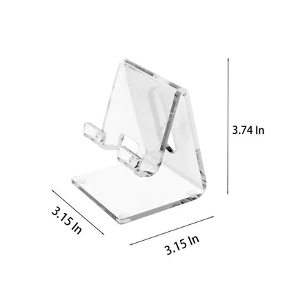 Clear Acrylic Desktop Phone Holder
