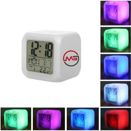 7 Color Night Light Digital Alarm Clocks