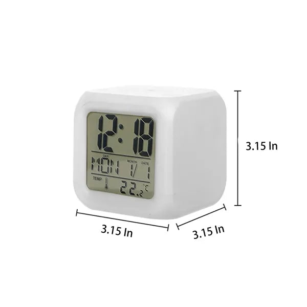 7 Color Night Light Digital Alarm Clocks