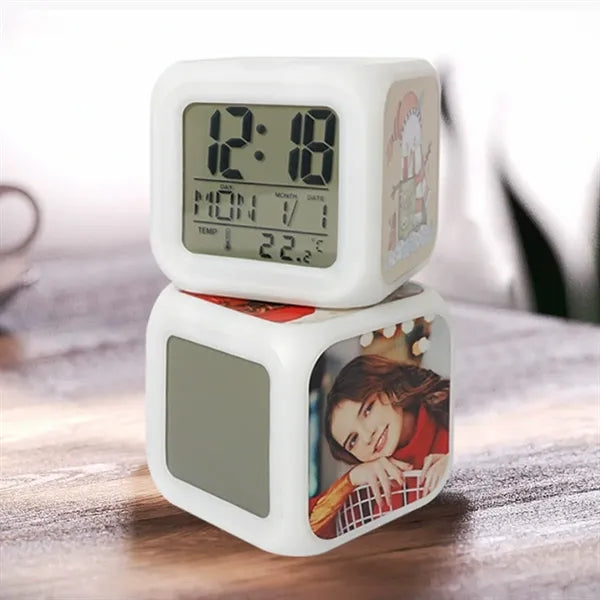 7 Color Night Light Digital Alarm Clocks