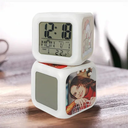 7 Color Night Light Digital Alarm Clocks