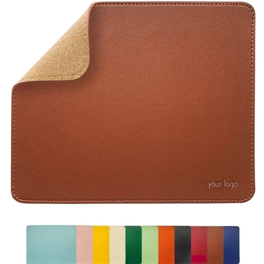 Stitched PU Leather Mouse Pad