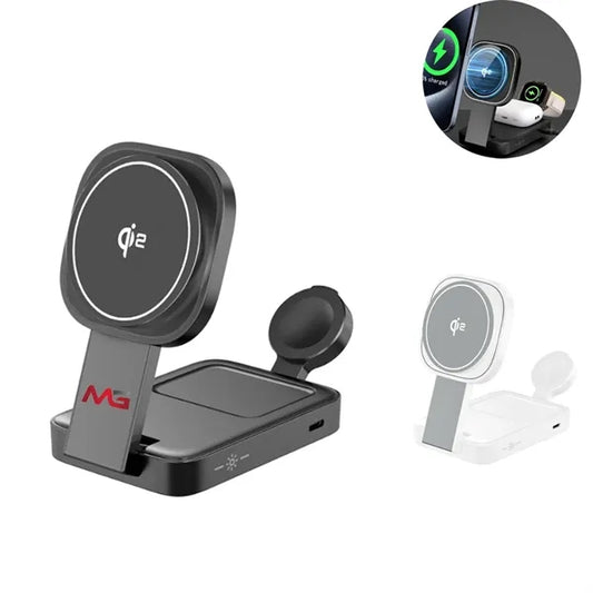 Magnetic Three-In-One Wireless Charger