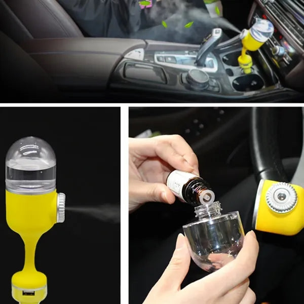 Compact Car Air Purifier & Odor Eliminator