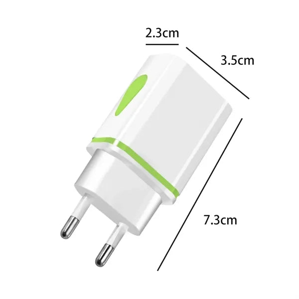 Compact USB Wall Charger Power Adapter