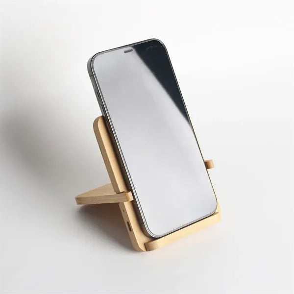 Bamboo Wireless Phone Charger & Desk Stand