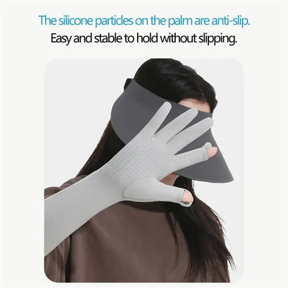 Extended Touchscreen UV Sun Protection Driving Arm Gloves