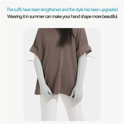 Extended Touchscreen UV Sun Protection Driving Arm Gloves