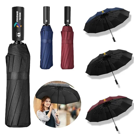 Portable Three-Fold Automatic Open and Close Umbrella