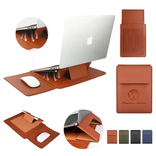 All-in-1 Folding Laptop Sleeve Mouse Pad Cooling Stand