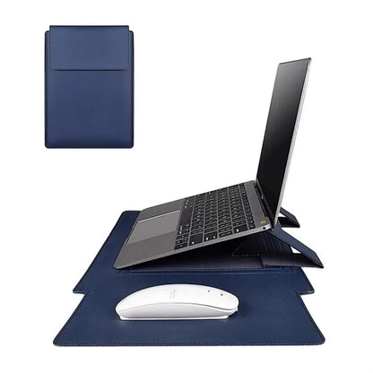 All-in-1 Folding Laptop Sleeve Mouse Pad Cooling Stand